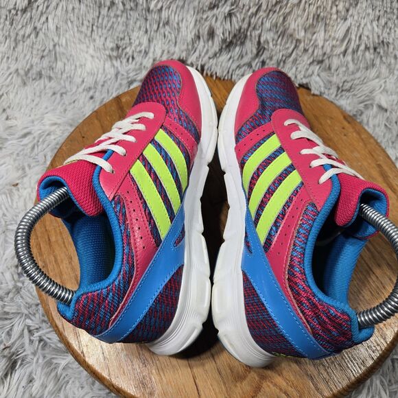 Rare Adidas Womens Size 5 Retro Mesh Pink/Green/Blue Running Shoes Trainers - Picture 5 of 8